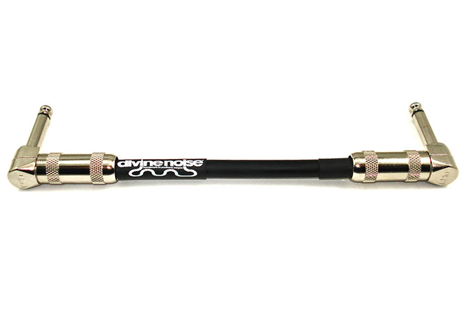 Divine Noise 15cm Patch Cable Black (RA-RA)